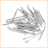 uxcell 40Pcs 1.6mmx20mm 304 Stainless Steel Cotter Pin Fastener Clips for Sports Equipment
