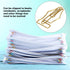 Jumbo Paper Clips - 100 Pcs Fancy Cute Large Plastic Covered Wire Clips for Home School Office