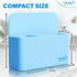 YES4QUALITY 2 Magnetic Pen Holder with Strong Magnetic Back & Compartments, Dry Erase Marker Holder for Whiteboard