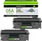 greencycle Compatible Toner Cartridge Replacement for HP 05A CE505A, Black, 2-Pack for Laserjet Series