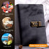 ZukoCert A5 PU Leather Journal with Lock, 240 Pages Retro Diary, Black Deer Head Style, Unisex