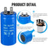 250uF/MFD CD60 Motor Start Capacitor, 250VAC 50/60Hz for Electric Motor Starting, 2 Pack