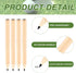 Yexiya Golf Pencils Bulk (1000 Pcs) - Half Pencils 2 HB, Pre Sharpened Hexagonal Yellow Wood Mini Pencils for Kids