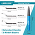 Libraton Deburring Tool Kit with 11 High-Speed Steel Blades, 360 Degree Rotary Head for Metal and Plastic