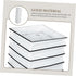 Veemoon Minimalist Vertical Paper Lamp Shade Floor Cover Frame with Black Strips Simple Nordic Style for Bedroom Living