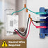 3 15A 100ft SURAIELEC Way Wireless Light Switch, Neutral Wire Required, Grounding, High Power, Range, No Wiring No
