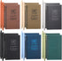 PerKoop 24 Pcs Waterproof Notebook - 3x5'' Pocket Tactical Notepad, Small Spiral Memo with Ballpoint Pen, Dark Color