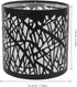 5.58,High:5.5,Fitter:1.65,E27 UKCOCO Black Metal Lamp Shade: Small Lamp Shade Drum Lampshade Replacement with Hollow