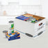 Bankers Box STOR/FILE Basic Duty File Storage Boxes, 12 Pack, Letter/Legal, White/Blue