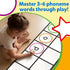 HugHush Set,Kindergarten Elkonin Box Floor Mat Activity Learning Activities,Phonemic Awareness & Phonics Games,Science