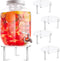 Aemygo 4 Pcs Drink Dispenser Stand, 7.9" Acrylic Water Dispenser And Beverage Dispenser