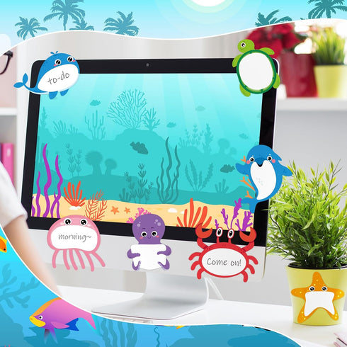 Yinder 24 Pads Cute Sticky Notes, Cartoon Kawaii Sticky Notes for Office Home Kids Students Roommates