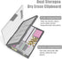 Hongri 8.5 x 11 Clipboard with Storage, Heavy Duty Nursing Clipboards with Dual Compartment Storage Box (Grey)