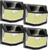 TECKNET 248 LED Outdoor Solar Lights & Motion Sensor 4 Pack, 300