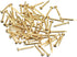 uxcell 250 Pcs Tiny Brass Nails 1.5mmx15mm(DxL) Small Hardware Nails for Wooden DIY Decorative Boxes, Brass Tone