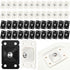 48 Pcs Self Adhesive Caster Wheels for Kitchen Appliances, 360° Swivel Mini Roller Ball Transfer Bearing