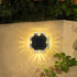 3 IP65 Solar Wall Lights Outdoor, Modes Motion Sensor Solar Lights with Waterproof, LED Wall Sconce for House Yard