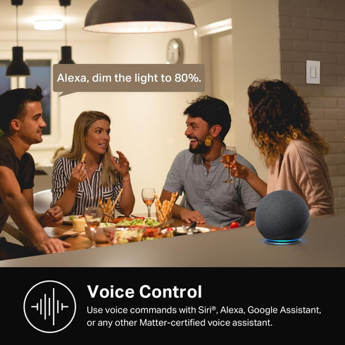 Kasa Smart Dimmer Switch HS220, Single Pole, 2.4GHz Wi-Fi Light Switch Compatible with Alexa and Google Home