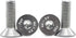 Fullerkreg 18-8 Stainless Steel Hex Drive Flat Head Screw M6 x 1 mm Thread, 25 mm Long, Packs of 25