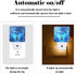 FSHVQKD Gift,0.5w Stars Shining and Blue Butterflies Night Light,Plug-in Night Lights with Dusk-to-Dawn Sensor