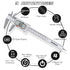 Electronic Digital Caliper, LCD | 0 to 6 inch, inch/mm Conversion, Automatic Shutdown, Ideal for Home/Jewelry/DIY
