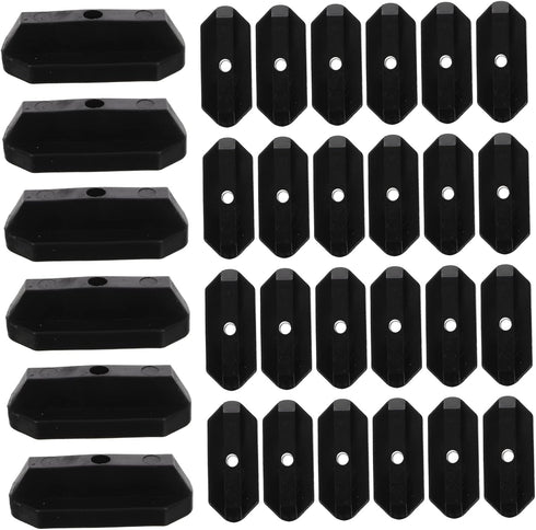 100pcs Deck Fastening Clip, Narrow Gap Deck Fasteners, Plastic t Clips, Hidden Deck Spacers, Metal Clips