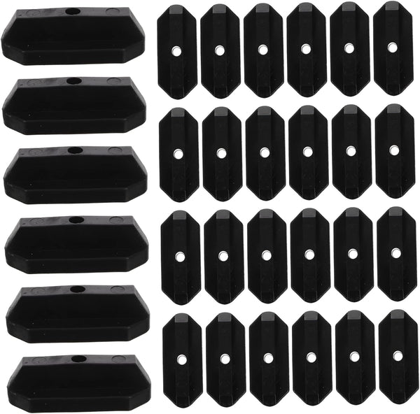 100pcs Deck Fastening Clip, Narrow Gap Deck Fasteners, Plastic t Clips, Hidden Deck Spacers, Metal Clips