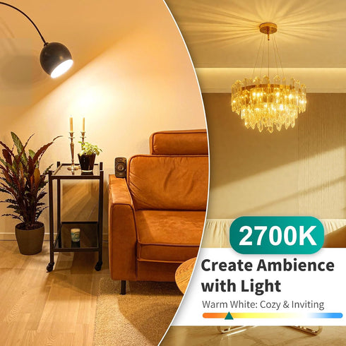G9 Bulb Dimmable, 2700K G9 Bulbs 4W, 40W 430 T4 120V, 6-Pack DiCUNO LED Warm White, LED Light Equivalent to Halogen