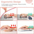 HAOCOO Mouse Pad with Wrist Rest, Keyboard Wrist Rest, Gel Wrist Rest for Computer Keyboard and Mouse Pad Set, Ergonomic Mousepad with Wrist Rest Combo for Office Desk Typing School Women, Pink Boho by HAOCOO