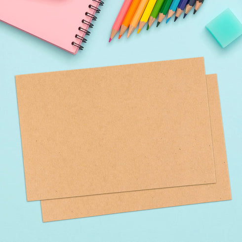 S&O 300gsm 4x6” Postcard Paper Cardstock, Set of 60 Blank Note Slips for Mailing and Art