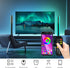 RGBW LED Light Strip, Music Sync RGB IC LED Lights Bars, USB Powered Ambient Lighting, Remote Control Color Changing