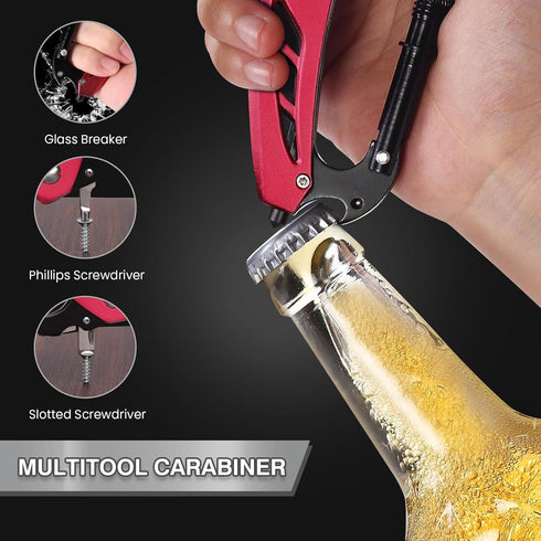 Multitool knife (Red) by FUNBRO