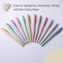 Mr. Pen 12 Pack Highlighters, Chisel Tip, Pastel Colors, No Bleed Highlighter Set