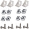 2020 Series Aluminum Profile Connector Set, 4pcs Corner Bracket, 8pcs M5 Nuts, 8pcs M5x10mm Screws