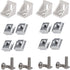 2020 Series Aluminum Profile Connector Set, 4pcs Corner Bracket, 8pcs M5 Nuts, 8pcs M5x10mm Screws