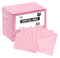 3-Ply Waterproof 125 Pack 13" x 18" Pink Dental Bibs Disposable, Soft