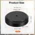 5.25" 1.2" 2pcs PATIKIL x Wooden Lamp Base, Round Solid Wooden Base Wood Desk Lamp Display Stand Replacement