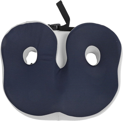 Memory Foam Seat Cushion, Coccyx Pain Relief Cushion with Adjustable Strap, All Day Comfort for Office Chair, Car Seat