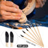 50 Pack Sanding Sticks: Matchsticks Sanding Tools for Plastic Models, Fine Detailing for Tight Spaces Wood