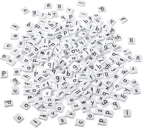 hand2mind Plastic Lowercase Alphabet Letter Tiles, Plastic Letters for Kids, Phonics Manipulatives, Science of Reading