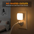 LED Night Lights Plug into Wall, Nightlights with Light Sensor Dusk to Dawn, 2 Pack Warm White Night Light