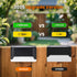 16 Pack (16) Solar Deck Lights, LED Waterproof Outdoor Lights for Stairs, Steps, Fence, Railing, Pathway