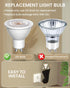 GU10 Gu10 360Rotatable, AC110-130V, 10W Bulbs Wall Spotlight Plug in Sconces Up Lights Indoor, Wall Wash Light Outlet
