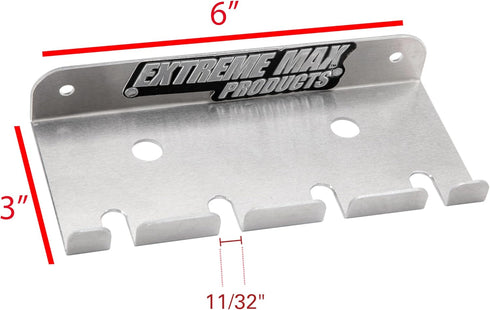 Extreme Max 5001.6297 6" Mini Air Tool Holder for Enclosed Race Trailer or Garage