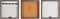 Mikasa Office Gray Frame Includes Calendar Cork and One White Board