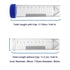 Self Standing 50mL Centrifuge Tubes - 50 Pack Plastic Test Tubes with Screw Caps