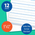 Flipside Products 9" x 12" Dry Erase Lined Board, Ruled Whiteboard for Kids Education, Pack of 12
