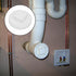 2Pack 4 Inch PVC Male Threaded Pipe End Cap, SCH40 PVC Pipe Male Thread Plug for Plumbing Water Line
