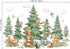 decalmile Mountain Tree Woodland Wall Decals Large Pine Tree Forest Animal Bear Deer Fox Wall Stickers Kids Room Baby