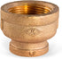 CSSD1142 1-1/4'' x 1 Inch Lead-Free Brass Reducing Coupling with Female National Pipe Taper Threaded Ends